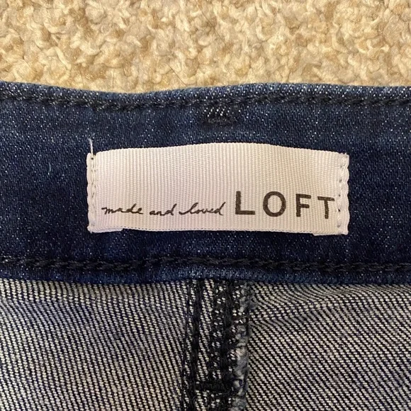 LOFT Dark Blue Women's Curvy Skinny Jeans- Size 10 (3 Pairs) - Picture 2 of 10